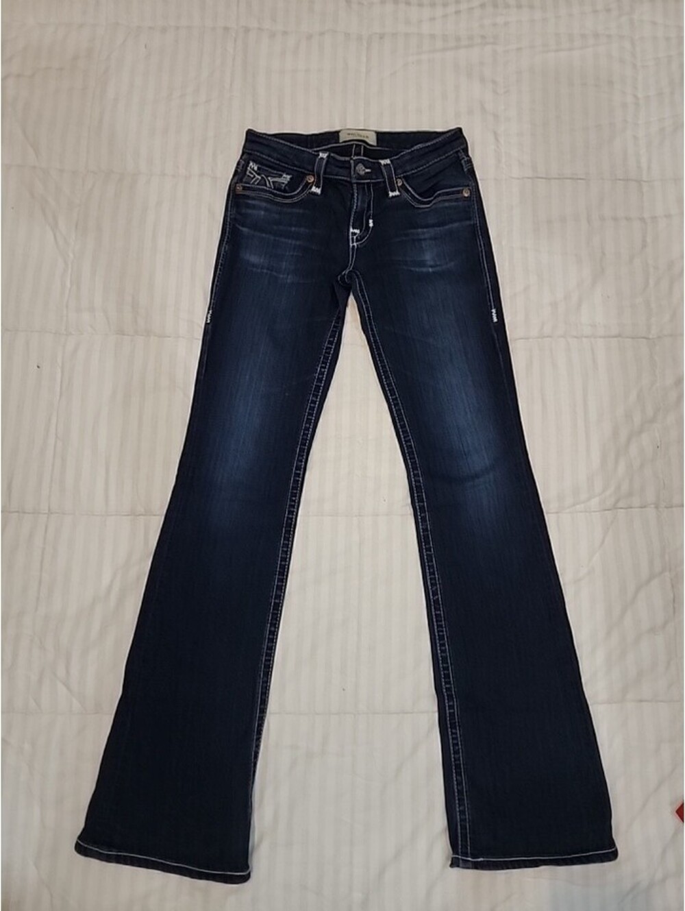 Big Star The Legendary Blue Jeans Flare Liv Boot 27 L RN# 75900 Mexico 55 Rayon